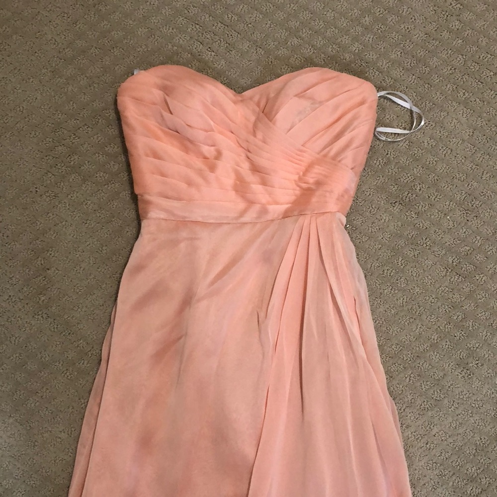 Bridesmaid/prom/formal dress - peach - women’s 8